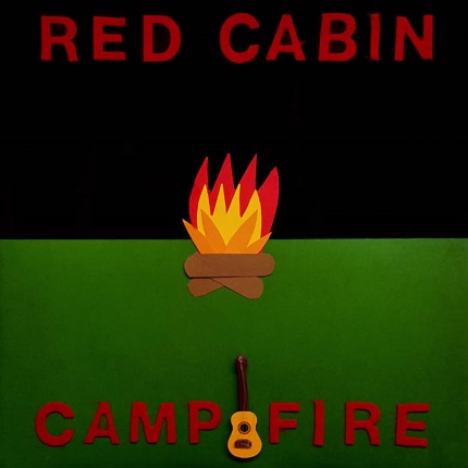 red cabin camp fire